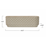 Hobnail Window Planter with 3 Sections