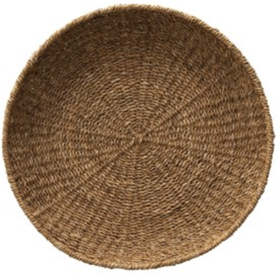 Hand-Woven Decorative Seagrass Tray