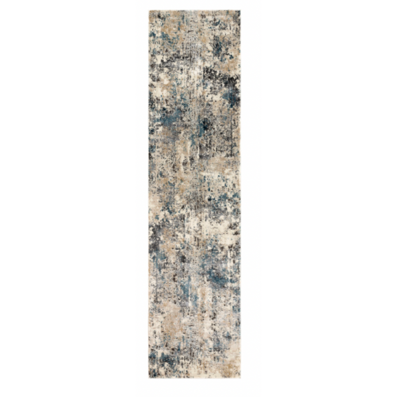 Pune Area Rug- Tan/Charcoal/Beige