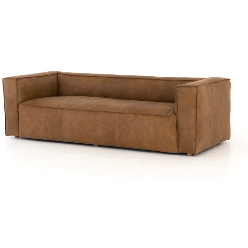 Nolita Reverse Stitch Sofa - Natural Washed Sand