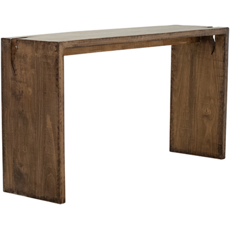 Merwin Console - Medium Brown Finish