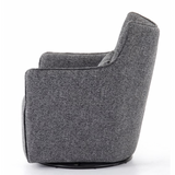 Kimble Swivel Chair in Bristol Charcoal