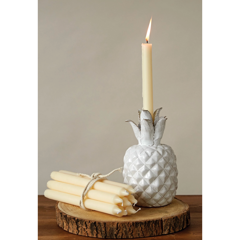 Unscented Taper Candles in Box, Set of 12