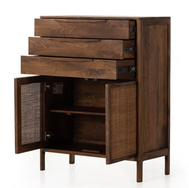 Sydney Tall Dresser - Brown Wash