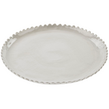 Scalloped Round Serving Dish