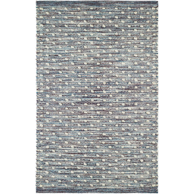 Hobnail Blue Indoor Outdoor Rug