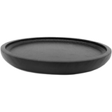 Black Wood Tray | Round