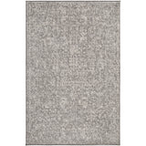 Harput Rug in Charcoal and Grey