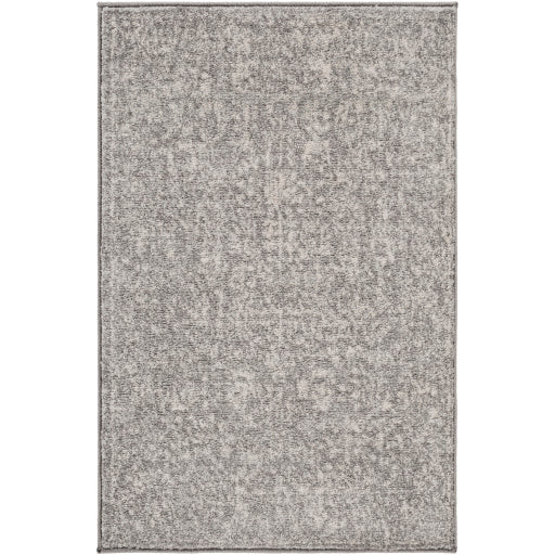 Harput Rug in Charcoal and Grey