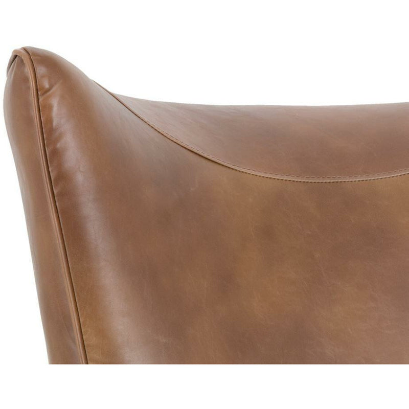 Luther Lounge Chair - Tobacco Tan