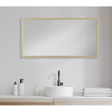 Bristol 20x40" Mirror Tan Plain