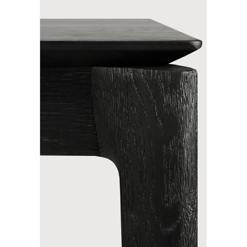 Oak Bok Black Extendable Dining Table