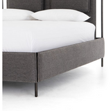 Leigh Upholstered Bed - San Remo Ash