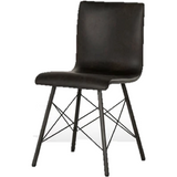 Diaw Dining Chair - Distressed Black