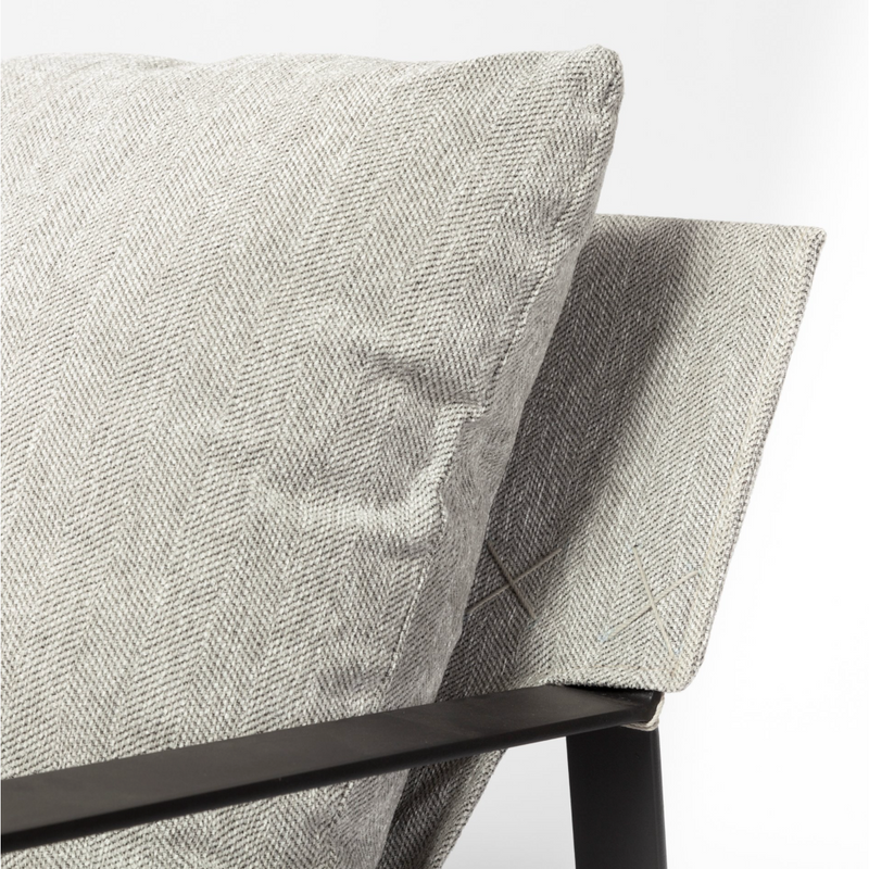 Gillian Sling Accent Chair - Light Grey