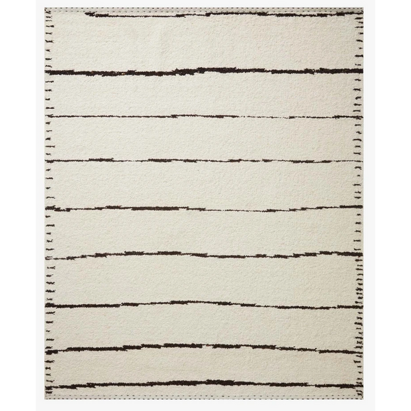 Roman Rug - Ivory / Black