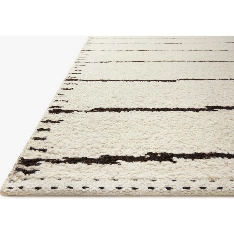 Roman Rug - Ivory / Black