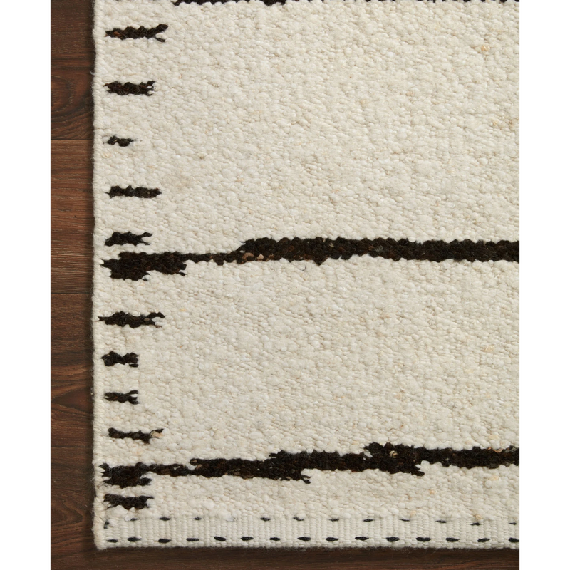 Roman Rug - Ivory / Black