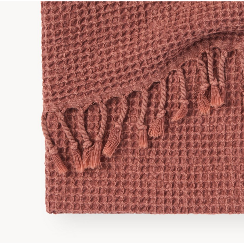 Stonewashed Waffle Hand Towel - Terra