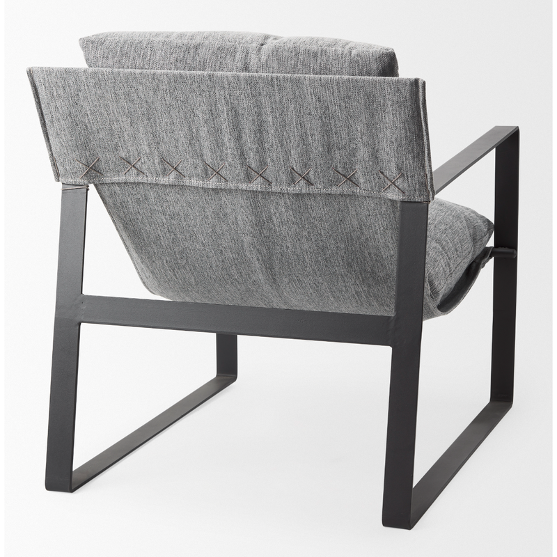 Gillian Sling Accent Chair - Dark Grey