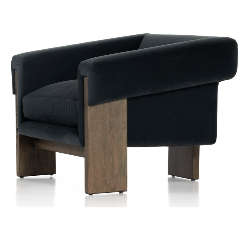 Cairo Chair - Modern Velvet Smoke