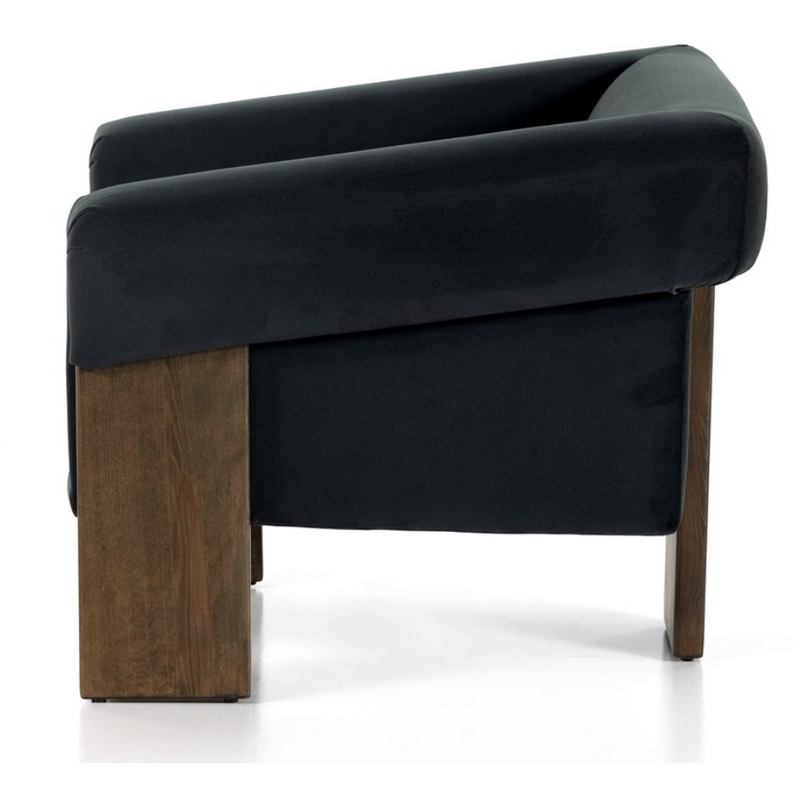 Cairo Chair - Modern Velvet Smoke