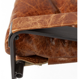 Hornet Accent Chair - Brown Leather