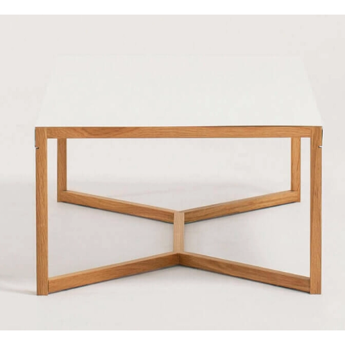 Trivia Coffee Table - White and Oak