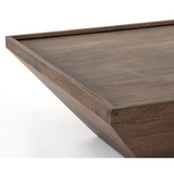 Drake Coffee Table - Aged Brown