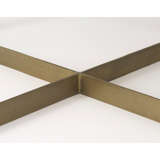 Faye Light Brown Wood Coffee Table