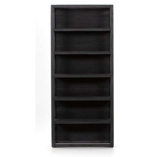 Lorne Bookshelf- Dark Reeded Totem