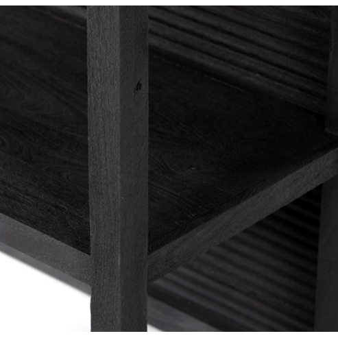 Lorne Bookshelf- Dark Reeded Totem
