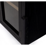 Tolle Cabinet - Matte Black with Drifted Oak