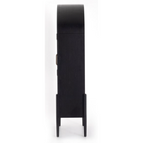 Tolle Cabinet - Matte Black with Drifted Oak