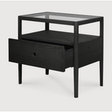 Spindle Nightstand in Black