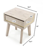 Gia 1 Drawer Nightstand