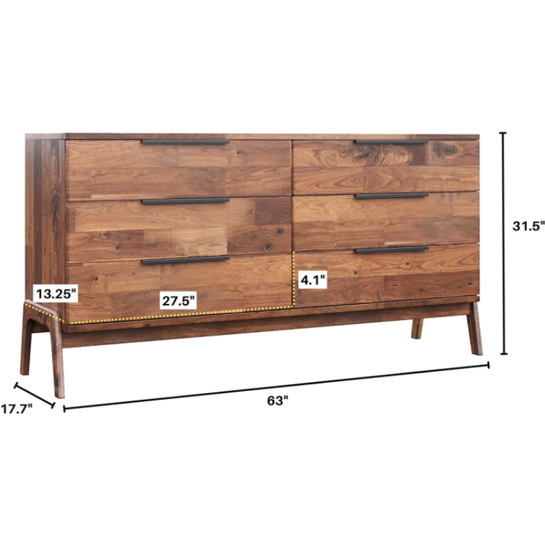 Remix 6 Drawer Dresser