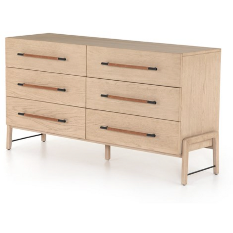 Rosedale 6 Drawer Dresser-Yucca Oak