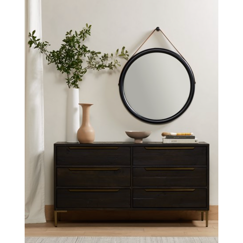 Wyeth 6 Drawer Dresser - Dark Carbon