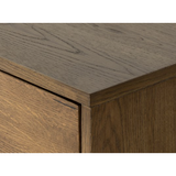 Eaton 5 Drawer Dresser - Amber Oak Resin