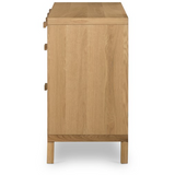 Allegra 8 Drawer Dresser - Natural Cane