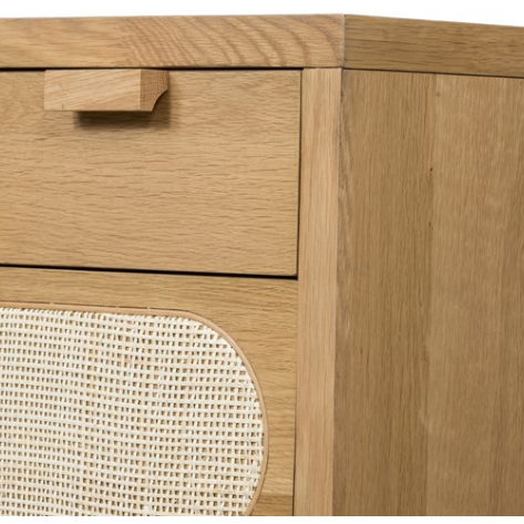 Allegra 8 Drawer Dresser - Natural Cane