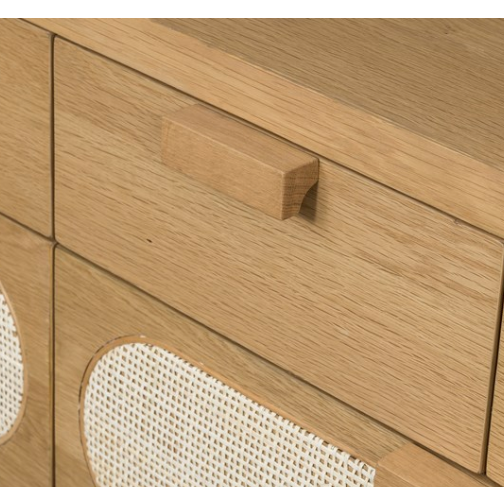 Allegra 8 Drawer Dresser - Natural Cane