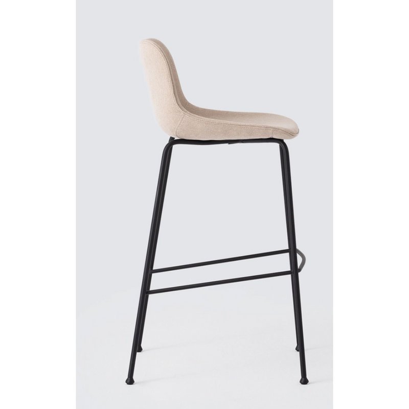 Oles Stool - Light Beige Fabric