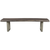 Taj Dining Bench- U metal Base