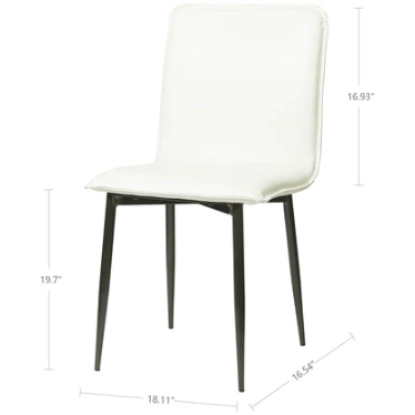 Luca Dining Chair - Fox White