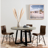 Diaw Dining Chair - Distressed Black