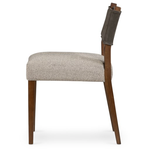 Ferris Dining Chair in Nubuck Charcoal