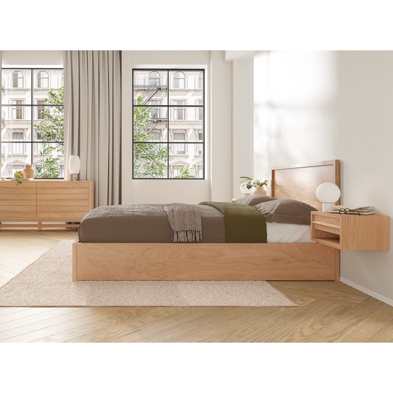 Marcel Lift Storage Bed - Oak