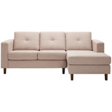 Solo 2 piece sectional sofa with left hand chaise